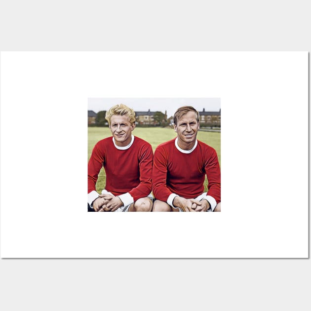 Denis Law & Bobby Charlton Wall Art by AndythephotoDr